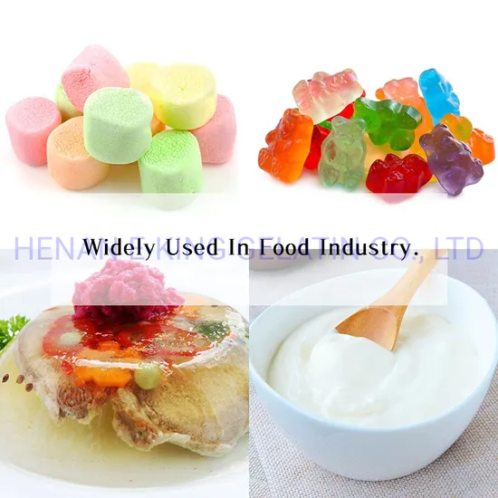 Halal Edible Gelatin for Gummy 240 Bloom in Food Industry