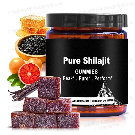 OEM Private Label Candy Dietary Pure Himalayan Organic Shilajit Gummy Shilajit Gummies
