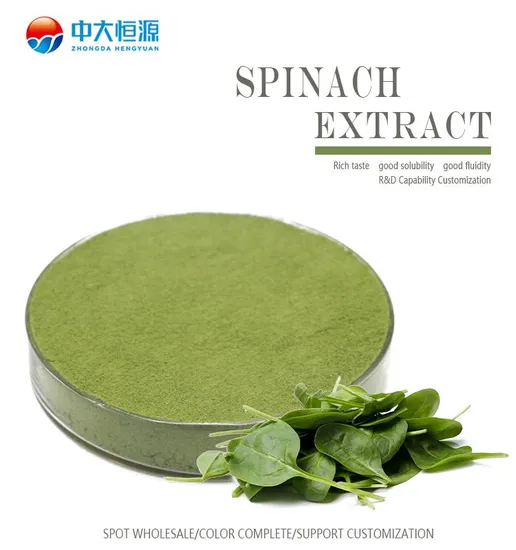 Water Soluble Vegetable Spinach Juice Powder Plant Extract