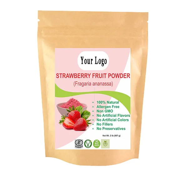Summer Ice Cream Natural Juice Powder Strawberry Freeze-Dried Powder