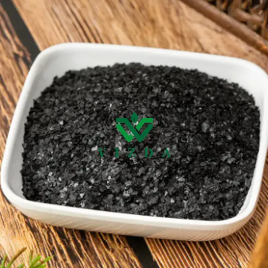 Water Soluble Organic Fertilizer Seaweed Concentrate Extract Powder Black Potassium Humate