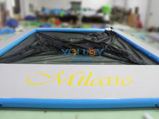 Yacht Floating Swimming Pool with Inflatable Platform Deck+Anti Jellyfish Net