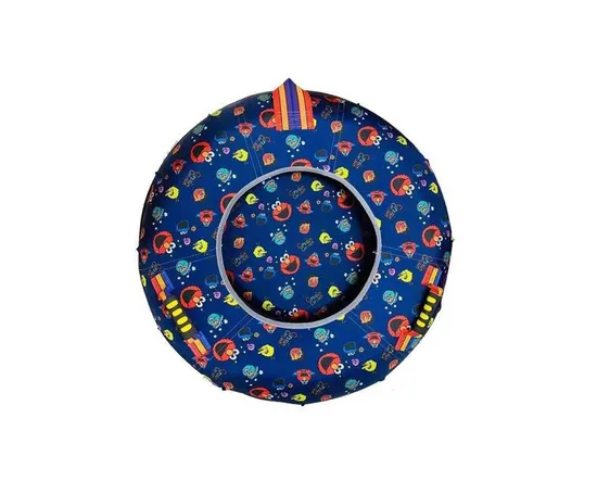 Outdoor Hard Plastic Bottom Colorful Durable Snow Ski Toys Heavy Duty Inflatable Sledge Snow Sled/Tube