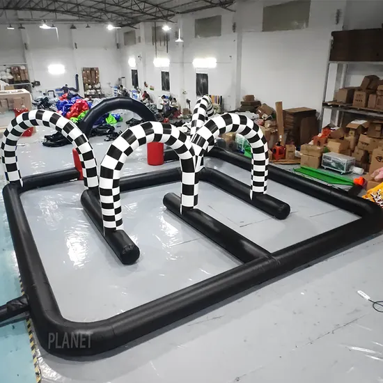 Portable Bumper Car Inflatable Go Kart Race Track