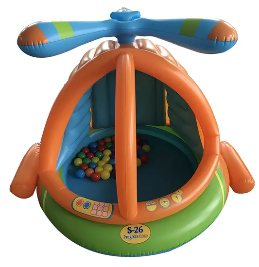 Inflatable Blow up Helicopter Ball Pit Pool Children Toy
