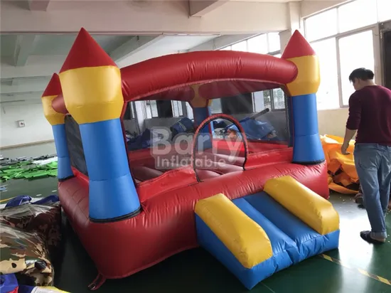 Customize Inflatable Bouncer Mini Bouncer for Kids Red Color Jumping Playground
