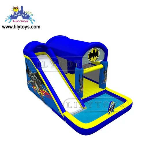 Superhero Theme 2018 New Product Commercial Inflatable Wet Slide Hot-Selling