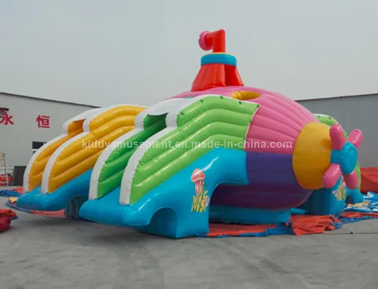 Classic Inflatable Water Slide Walking Bouncy Slide for Water Park