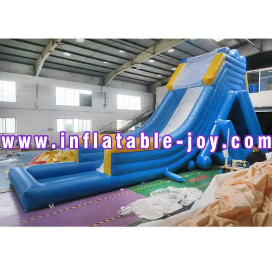 16X6X8m Blue Color Giant Inflatable Water Slide