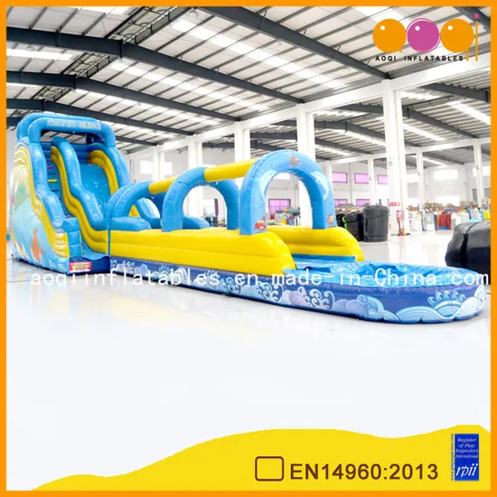 Wet and Dry Inflatable Water Slide Amusement Park Toy (AQ1036-1)