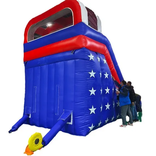 Family Party Game Inflatable Sport Slide with Air Blower