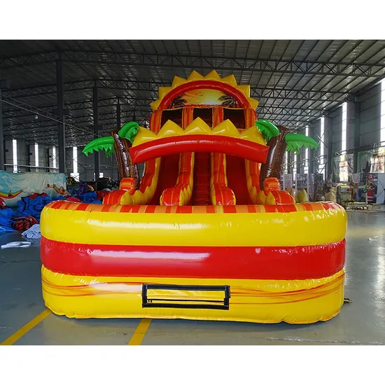 Customized Inflatable Slides Inflatable Water Slide with Swimming Pool for Sale