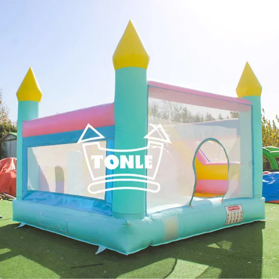 13FT Colorful Bouncy Castle with Slide Kids Fun House for Sale