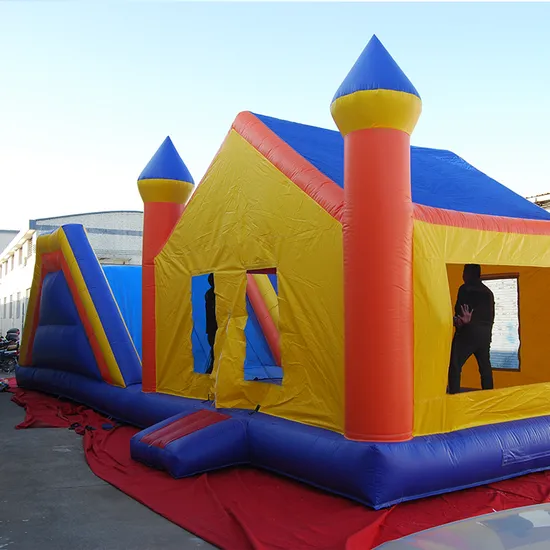 Inflatable Castle Bouncer with Slide for Summer Party Combo Wet/Dry Inflatable Bounce House Slide