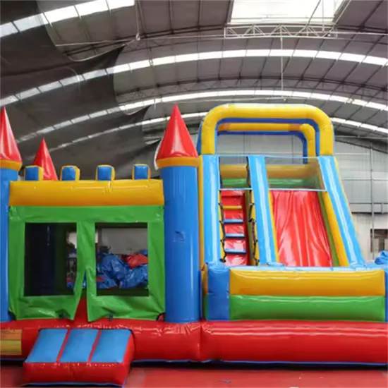 Inflatable Cartoon Castle Water Slide Indoor/Outdoor Playground Inflatable House