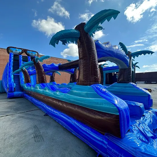 Commercial Grade Cheap Inflatable Water Slides Backyard Giant Adult Size with Swimming Pool for Adult
