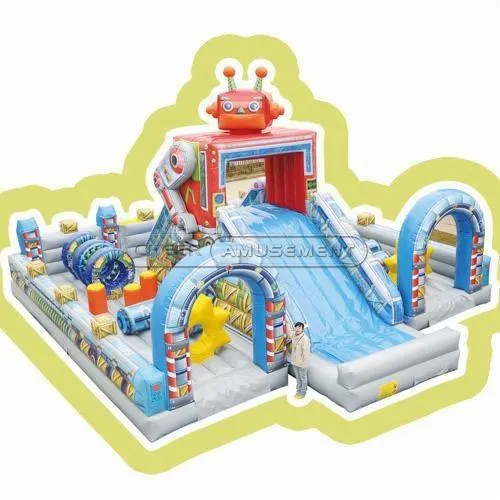 Cheer Amusement Robot Themed Inflatable Indoor Playground Amusement Equipment