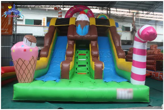 Inflatable Durable Theme Slide for Kids Inflatable Bouncing Castle with Slide