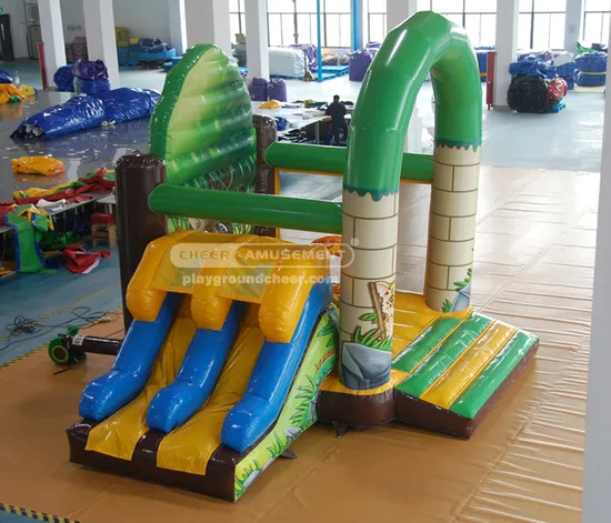 Cheer Amusement Jungle Bouncer with Slides