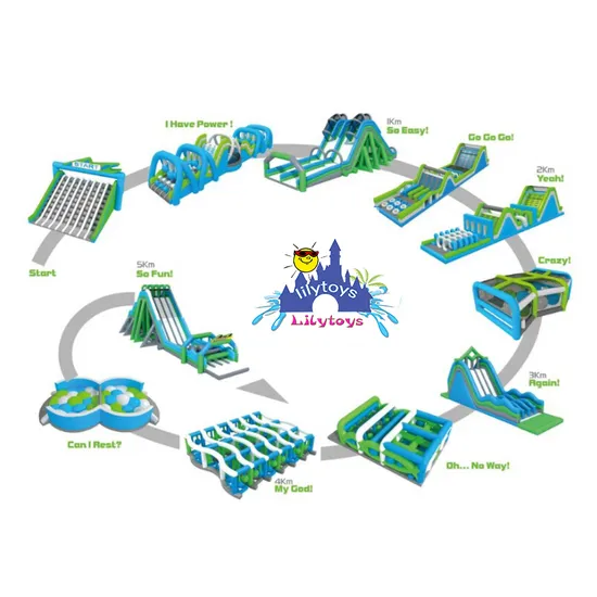 Lilytoys Giant 5K Inflatable Obstacle Course for Sale