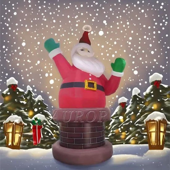 Inflatable Christmas Decorations 30FT Santa Claus
