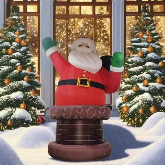 Outdoor Giant Inflatable Santa Claus Xmas Decoration