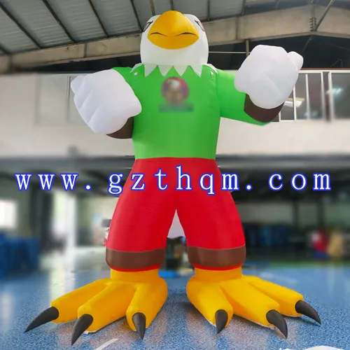 5m Tall Advertising Eagle Inflatable Cartoon Characters American Eagle