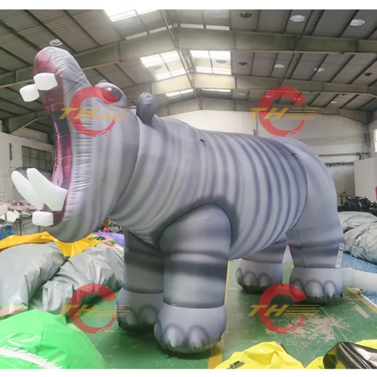 Vivid Inflatable Figure Inflatable Hippo Animal Inflatable Hippopotamus for Advertising