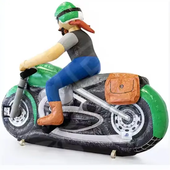 Popular Portable Foldable Inflatable Cartoon Motorcycle Advertising Model