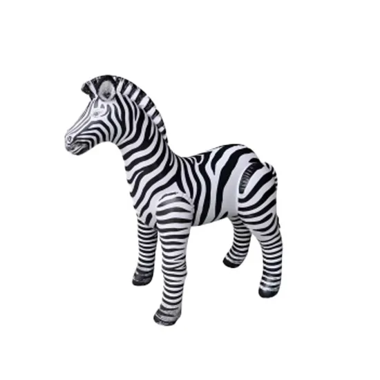 China Customized PVC Animal Inflatable Zebra Toy for Kids