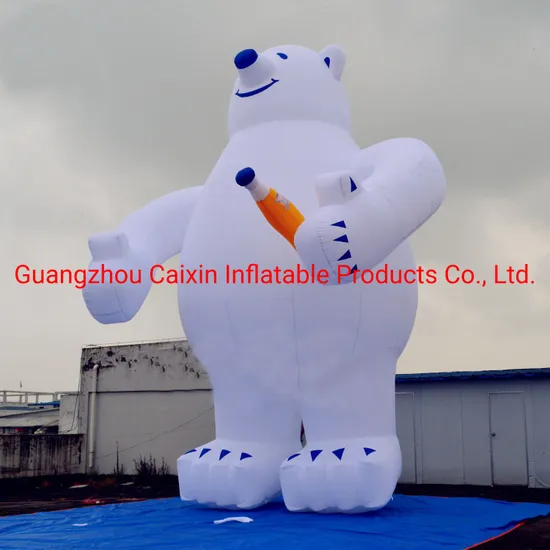 Customized Inflatable Advertising Mascot Polar Bear Inflatable Animal Model