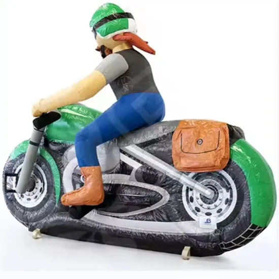 Inflatable Cartoon Toy Motorcycle for Entertainment Activities