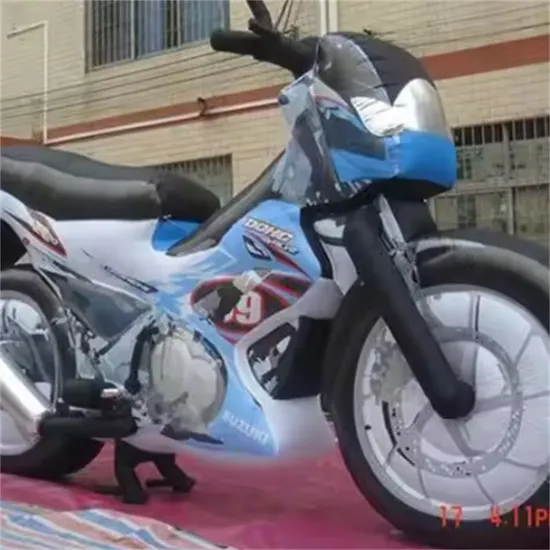 Cute Inflatable Cartoon Motorcycle Toy, Suitable for Toddlers and Children