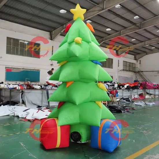 Outdoor Large 5mh Christmas Decoration Inflatable Christmas Tree with Gift