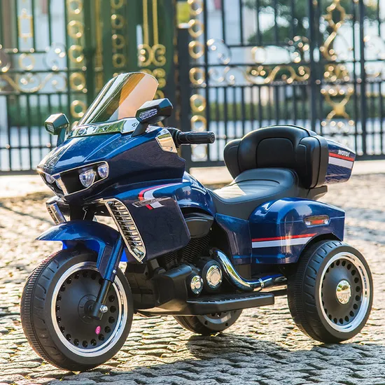 Factory Price Blue Children′s Heavy Duty Interstellar Luxury Electric Motorcycle