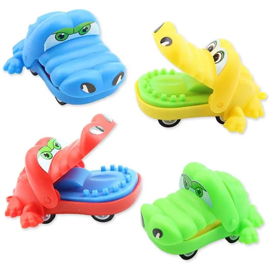 Wholesale Crocodile Pull Back Car Game Crocodile Decompression Toys Fun Game Kids Stress Reliever Toy