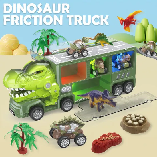 Friction Car Animal Vehicle Sliding Track Transport Carrier Car Trailer Dicosaur Truck Toy for Kids Friction Car Animal Vehicle Sliding Track Transport Carrier Car Trailer Dicosaur Truck Toy for Kids