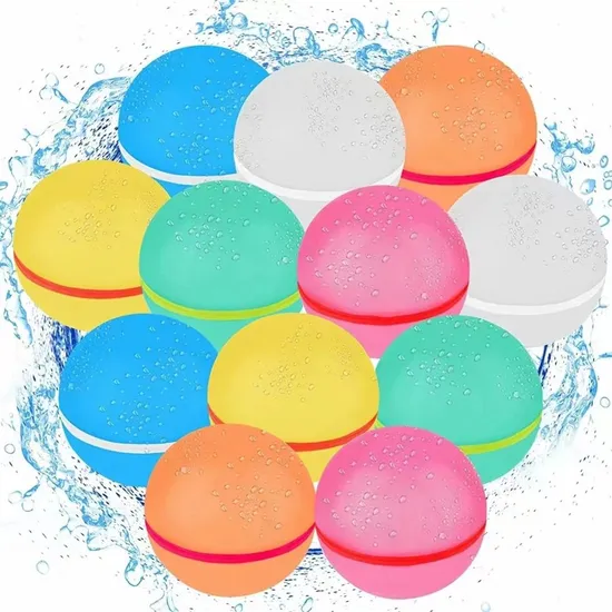 Silicone Water Ball Fast Automatic Adsorption Water Pop Ball Children Toys