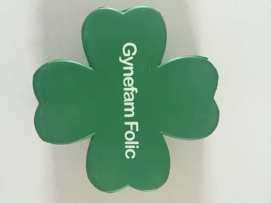 Wholesale Toys New Items PU Trefoil Shamrock Stress Ball Gadgets