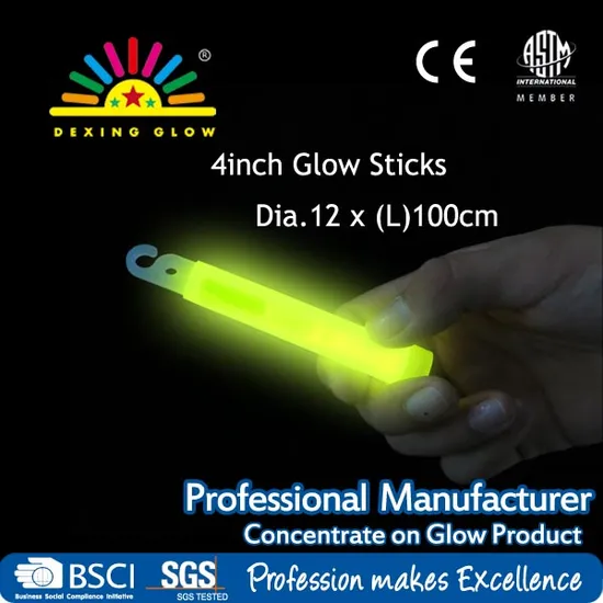 4-Inch Light Sticks with Lanyard, Glow Necklace