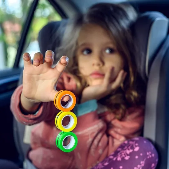 Magnetic Rings Fidget Set