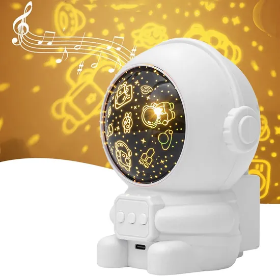 Astronaut Night Light Projector for Kids with 8 Projection Films