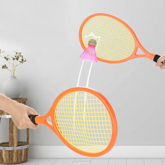 Kids Tennis Racket Toy Outdoor and Indoor Sport Toy Include a Badminton and a PU Ball Kids Funny Sport Badminton Toy