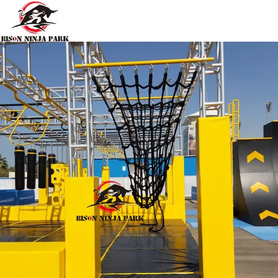 American Ninja Warrior Trampoline Playground Equipment