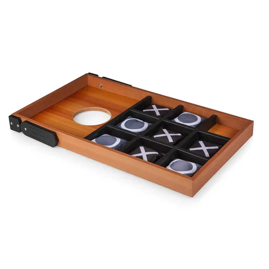 Bean Bag Toss Corn Hole Board Wood Portable 2 in 1 Toss Game Cornhole Game for Outdoor