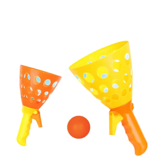 Throw and Catch Outdoor Toys Games Catch The Ball Kids Plastic Catapult Elastic Ball Children Funny Play