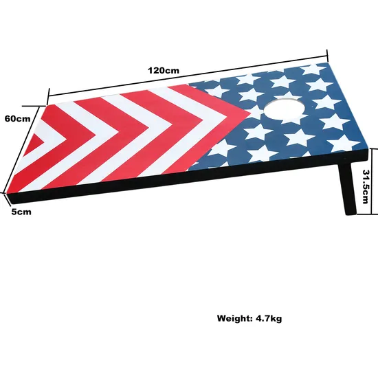 Custom Portable Folding Lawn Color Wood Game Yard Beach Toys Changing Cornhole Boards