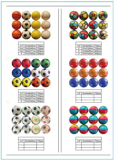 6.3cm PU Anti Stress Billiards Balls for Promotion Gift with OEM Brand