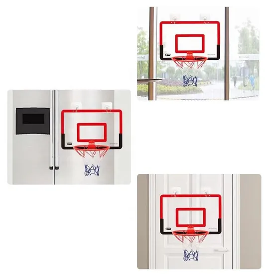 Children Mini Basketball Set Indoor Basketball Hoop Toy with LED Lighting Scorer