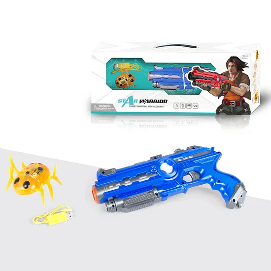 Kids Electric Shooting Game Toy Infrared Laser Toy Gun with Light and Ssound